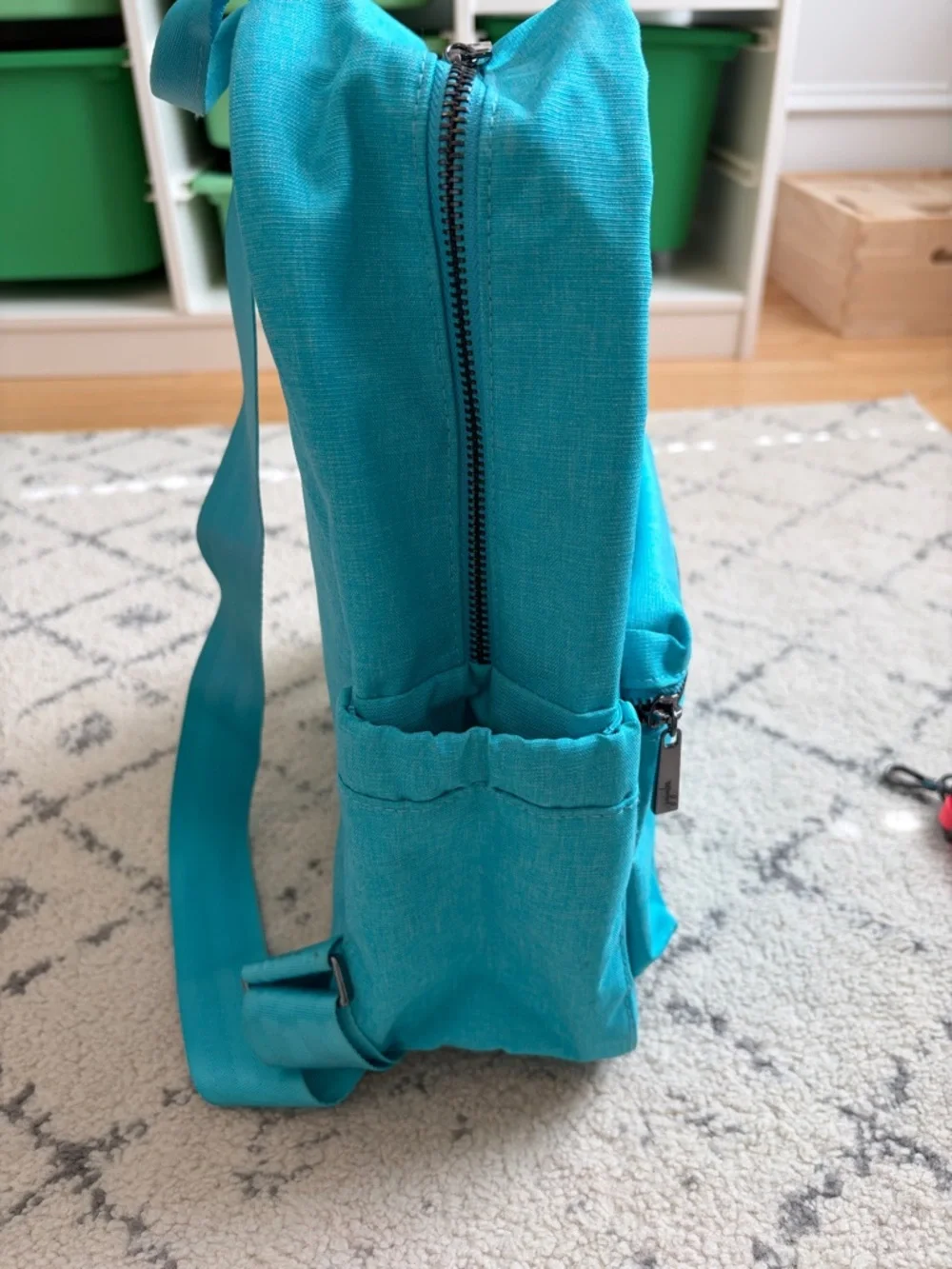 JuJuBe Chromatics Midi Backpack in Electric Blue and Be Quick in Neon Coral
